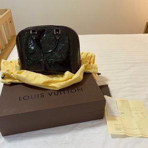 Louis Vuitton Alma PM Vernis Amarante Red